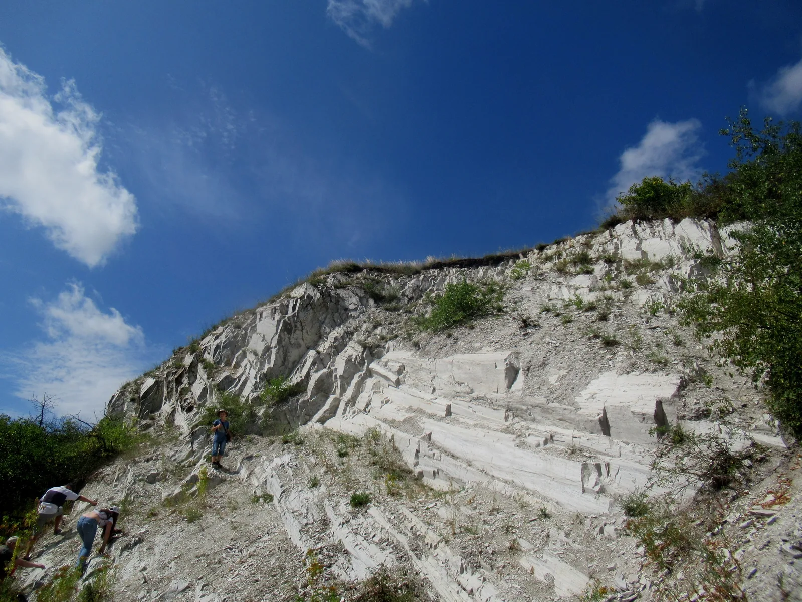White rock geology of Kryvorizhzhia