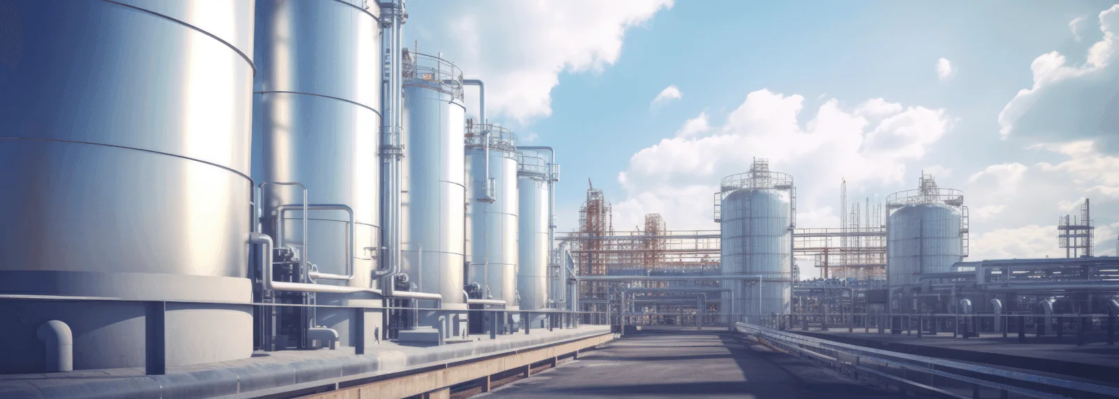 Editorial hero for “Agglomeration Biogas and CHP Platform”: infrastructure, people and the project’s core technical intervention, without implying that the project is complete.