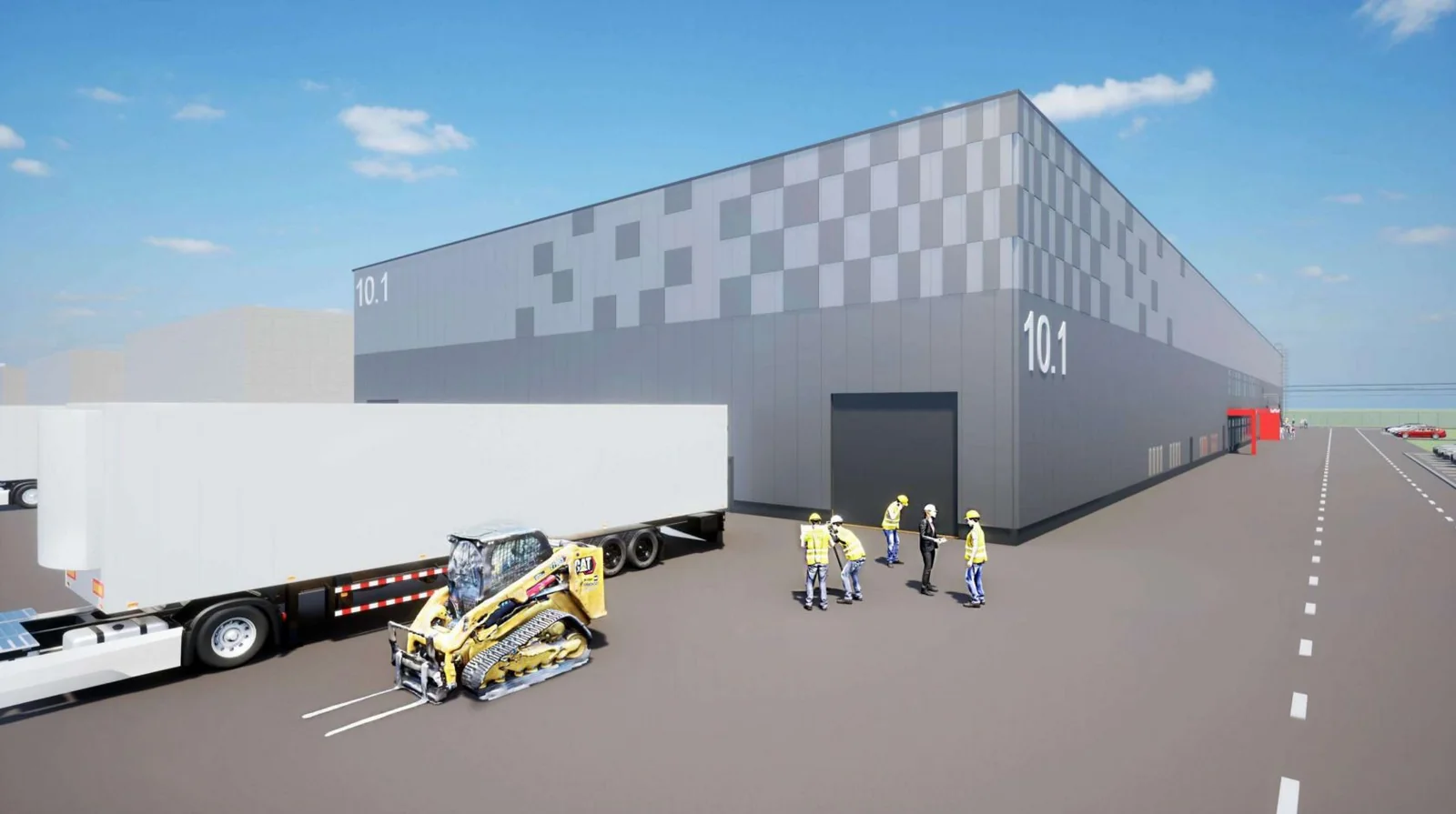 Editorial hero for “Kryvbas Industrial Park: A Production Platform for the Agglomeration”: infrastructure, people and the project’s core technical intervention, without implying that the project is complete.