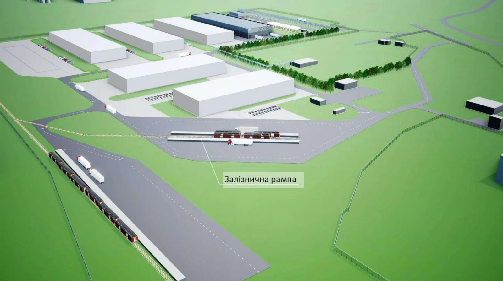 Editorial hero for “Kryvbas Industrial Park: A Production Platform for the Agglomeration”: infrastructure, people and the project’s core technical intervention, without implying that the project is complete.