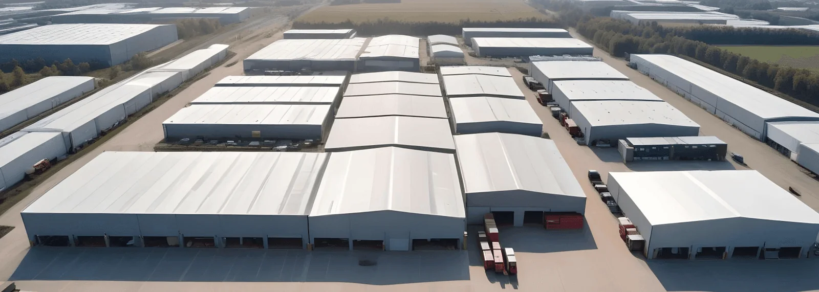Editorial hero for “Temperature-Controlled Logistics Gateway”: infrastructure, people and the project’s core technical intervention, without implying that the project is complete.