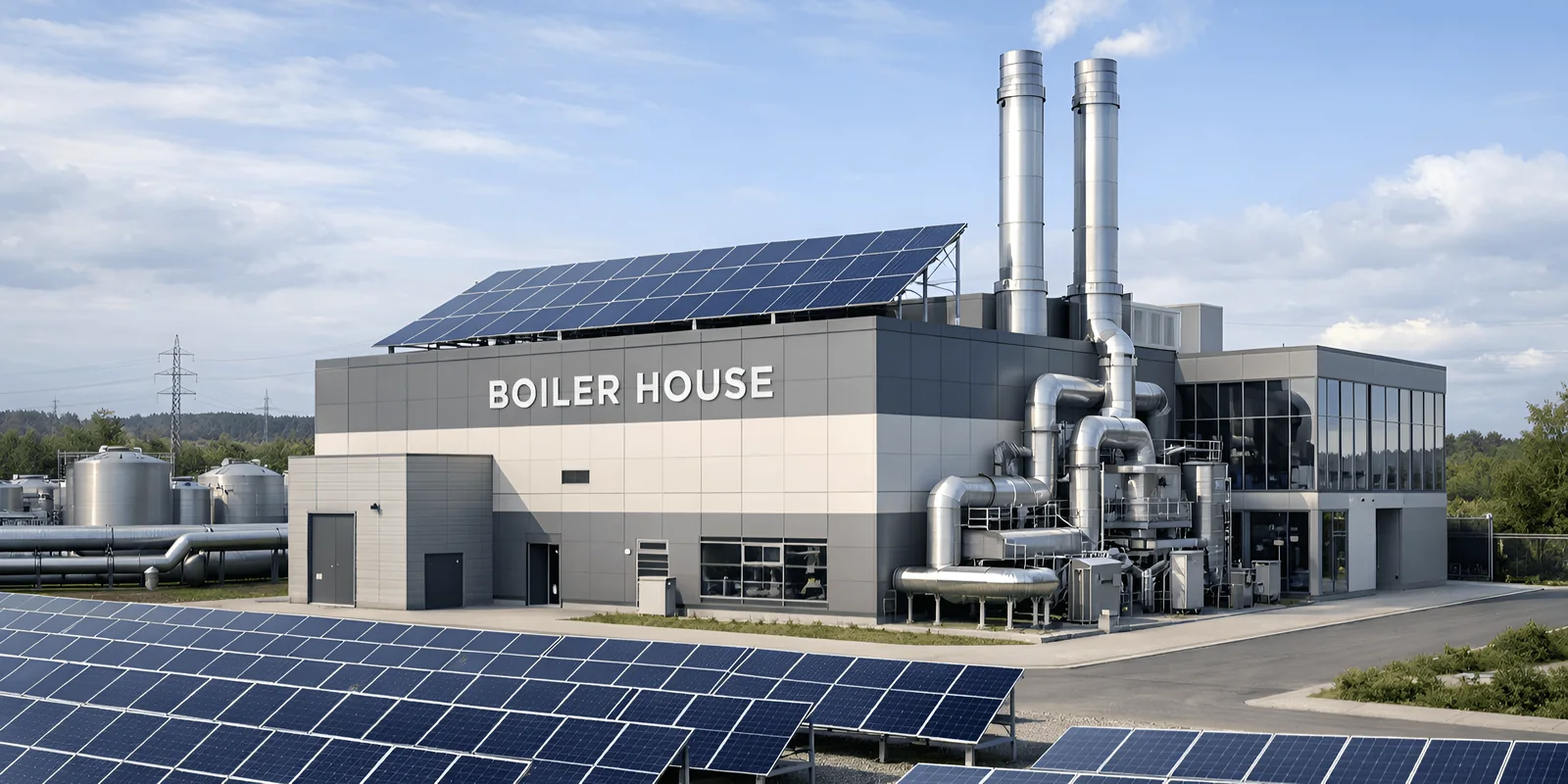 Editorial hero for “Solar-and-Storage Network for 62 Heat Sites”: infrastructure, people and the project’s core technical intervention, without implying that the project is complete.